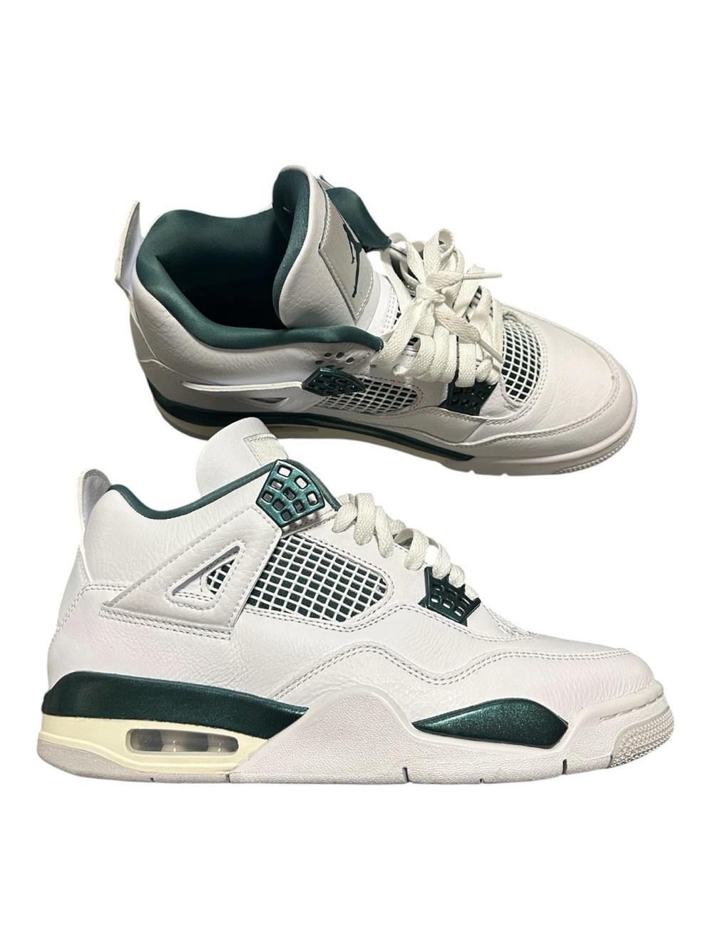 Men's Jordan 4 "Oxidized Green" Mid Top Retro Basketball Shoes US Size 8.5 men’s